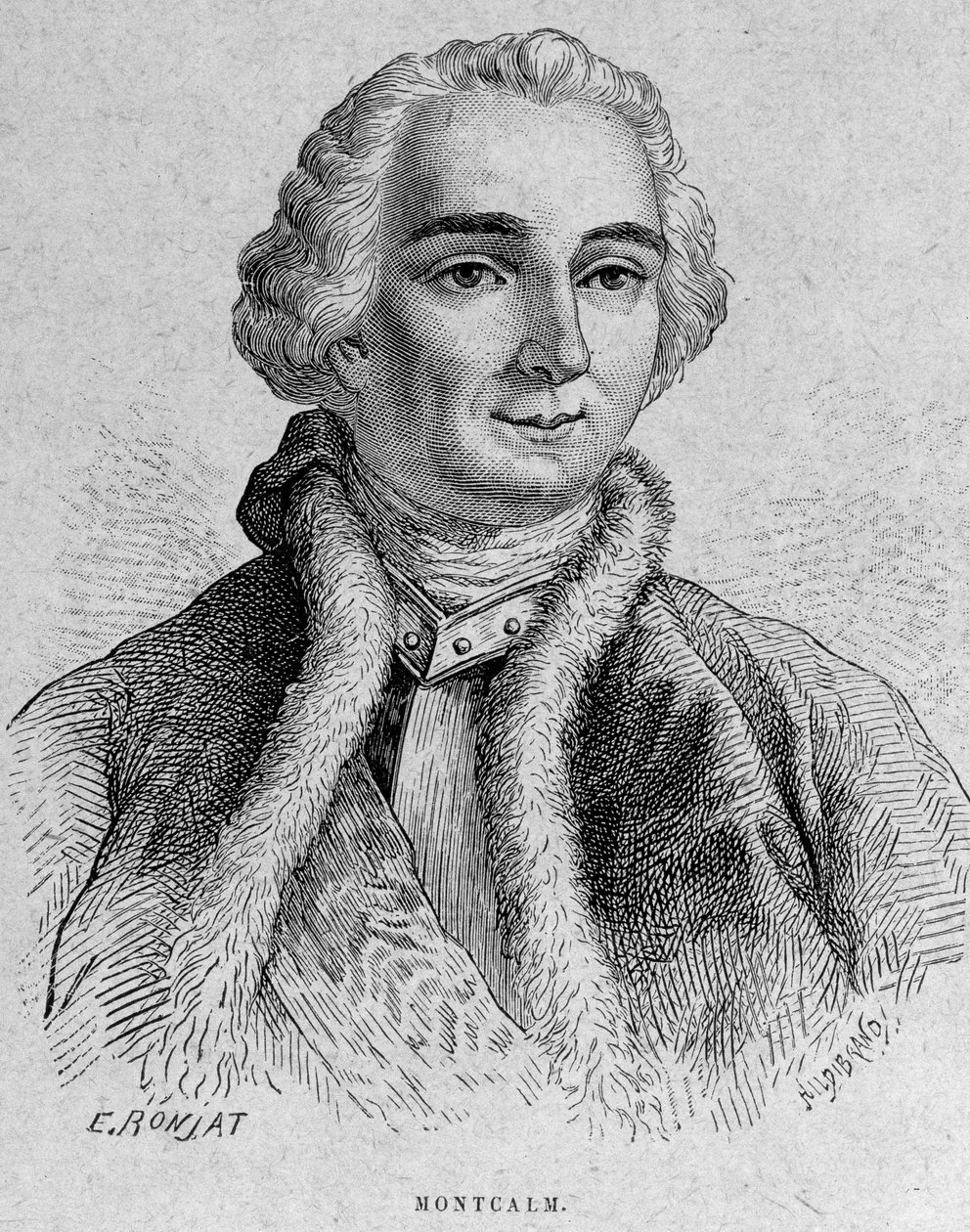 Montcalm francia tábornok (1712-1759) portréja alkotó: Unknown artist