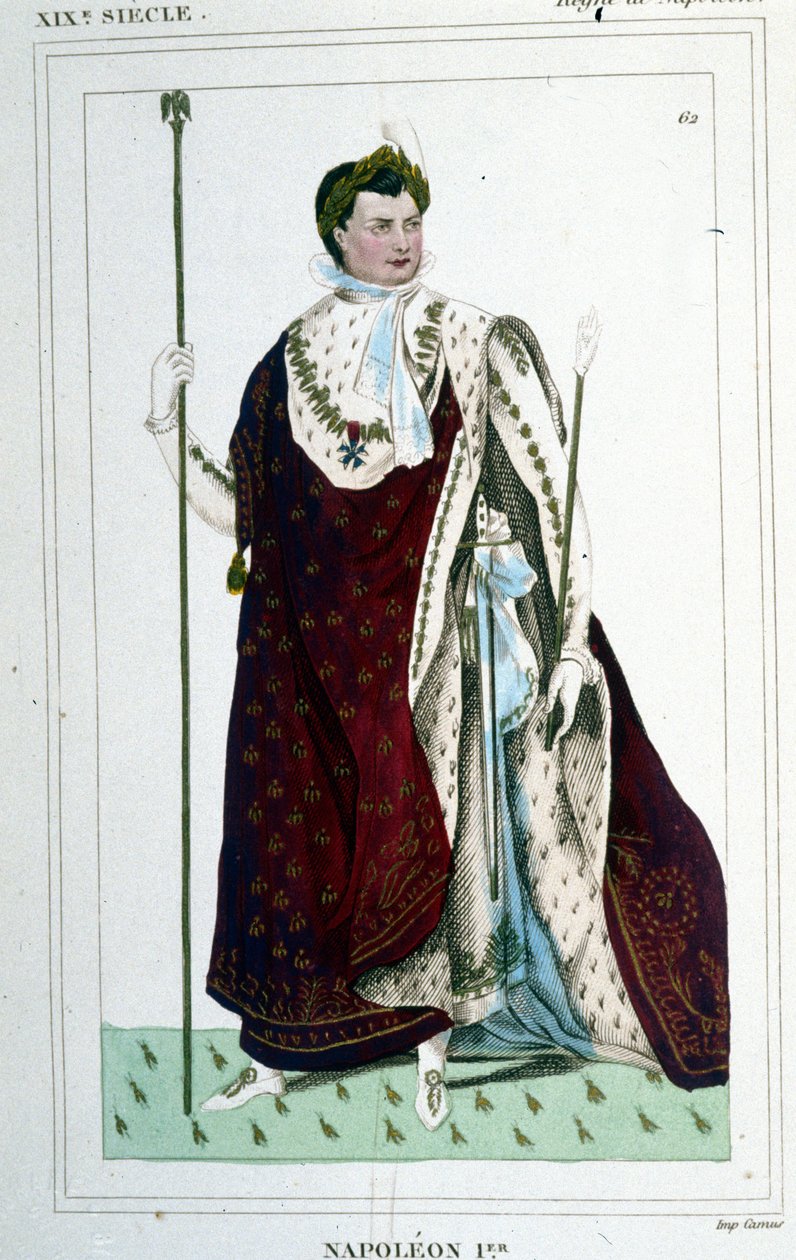 I. Napóleon (1769-1821) portréja császári jelmezben. alkotó: Unknown artist
