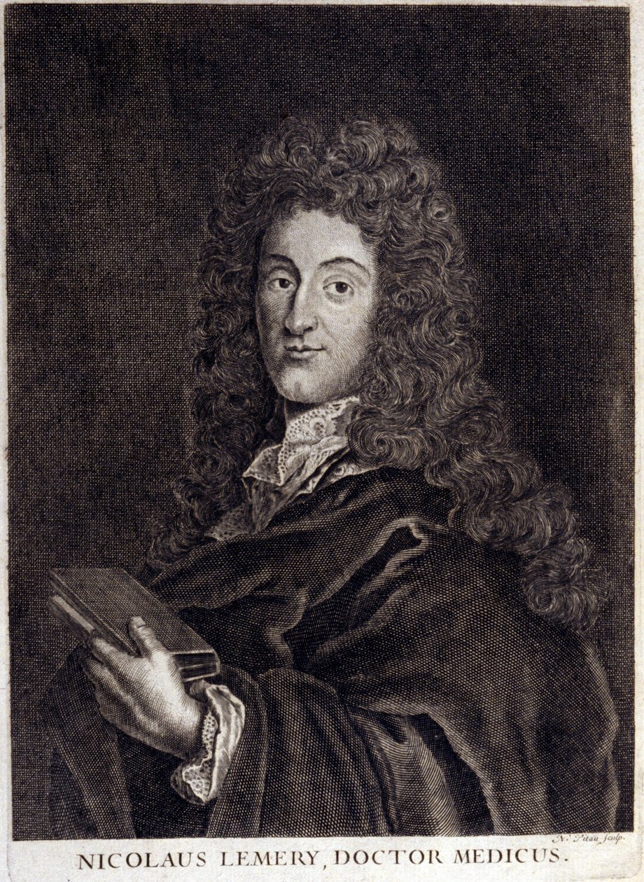 Nicolas Lemery (1645-1715) francia patikus és vegyész portréja. alkotó: Unknown artist