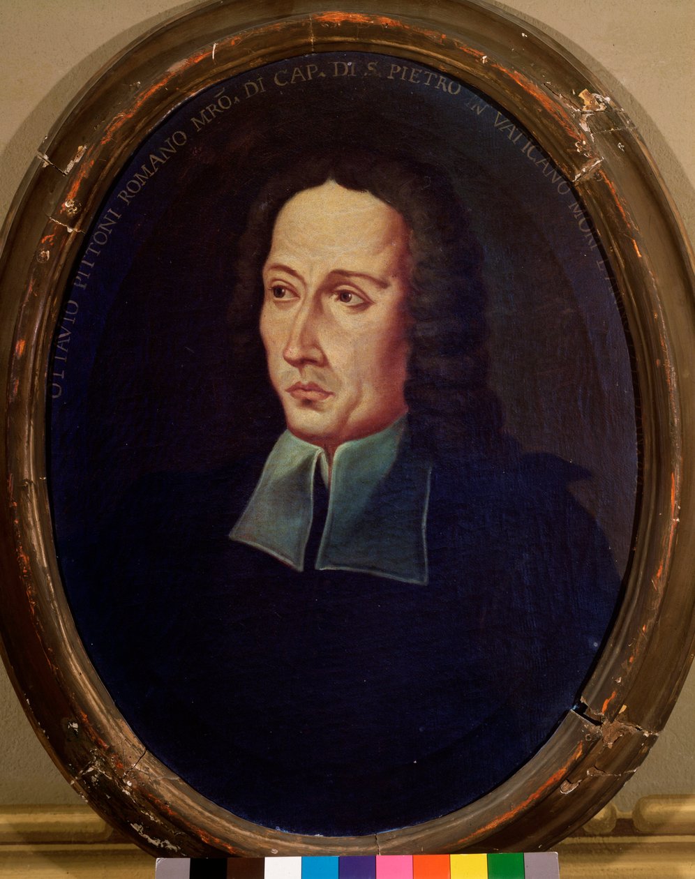 Ottavio Pitoni (1657-1743) olasz zeneszerző Anonymous festmény portréja. 18. századi Bologna, polgári zenei múzeum alkotó: Unknown artist