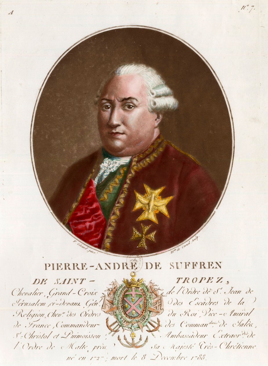 A Saint Tropez-i Pierre Andre de Suffren portréja alkotó: Unknown artist
