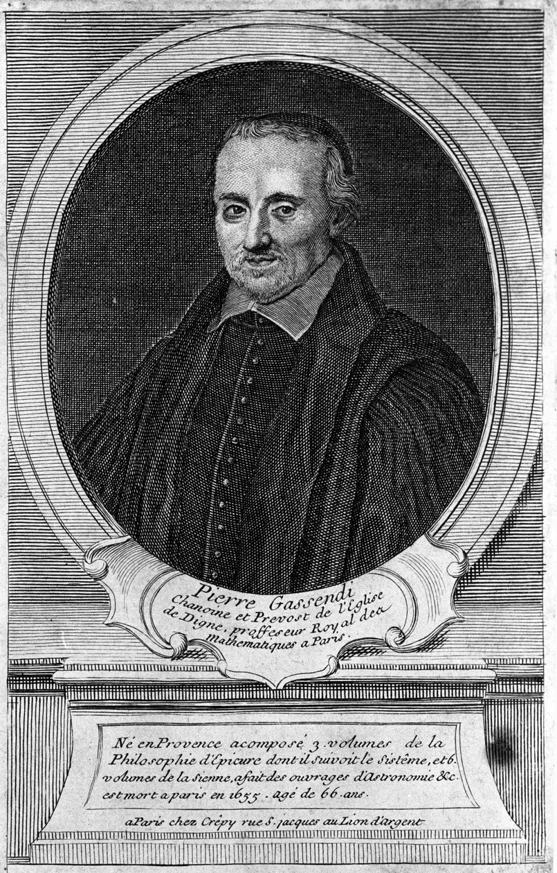 Pierre Gassendi (1592-1655) filozófus és tudós portréja. alkotó: Unknown artist