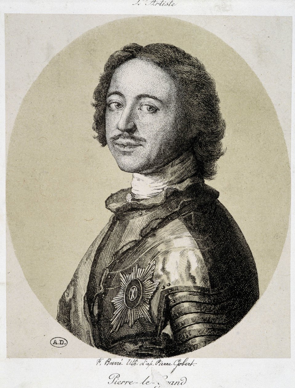 Nagy Péter portréja - metszet alkotó: Unknown artist