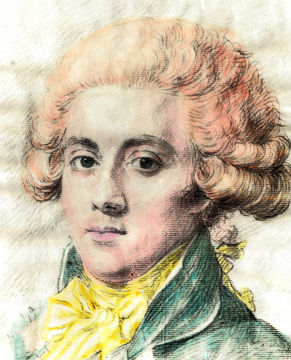 Pierre Victorien Vergniaud (1753-1793), Girondin francia politikus portréja. Részlet egy 18. századi illusztrációról. Versailles. Lambinet Múzeum alkotó: Unknown artist