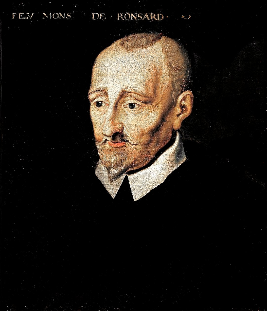 Pierre de Ronsard portréja (festmény alkotó: Unknown artist