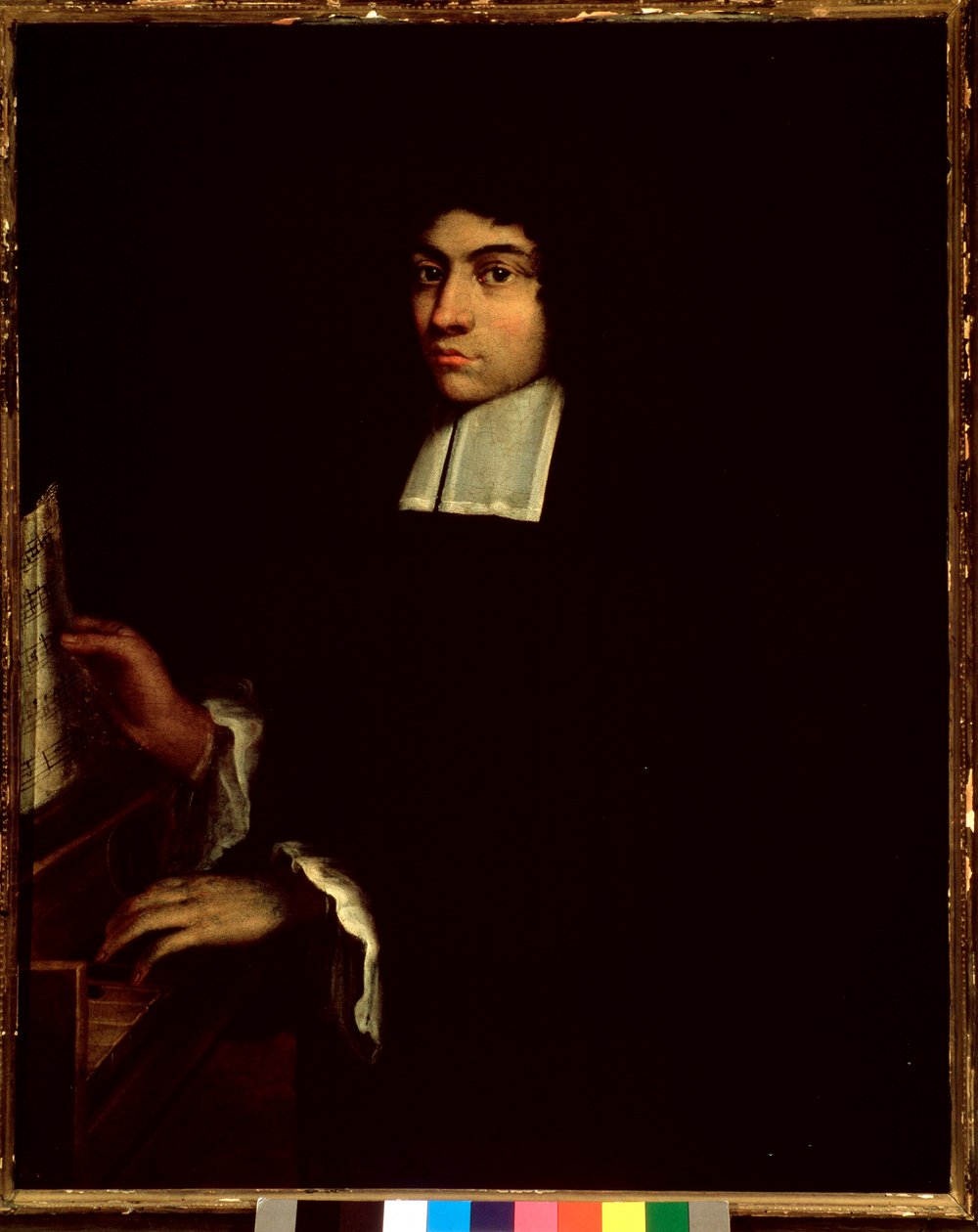 Pietro degli Antoni (kb. 1648-1720) olasz zeneszerző Anonymous festmény portréja. 18. századi Bolognai Polgári Bibliográfiai Múzeum alkotó: Unknown artist