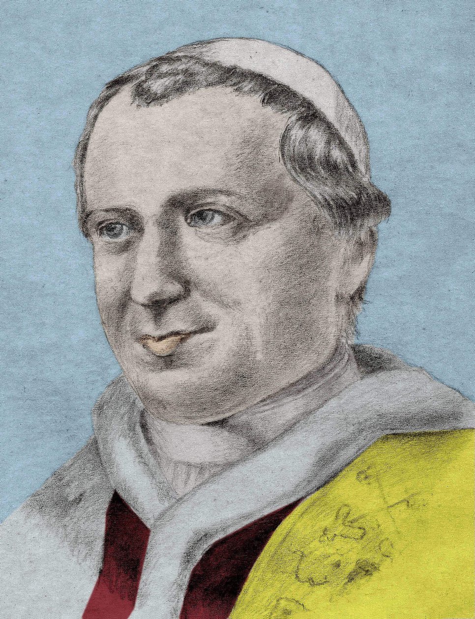 IX. Pius (1792 - 1878), 253. pápa (1846 - 1878) portréja. alkotó: Unknown artist