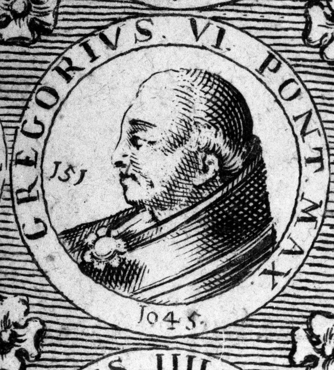 VI. Gergely pápa (meghalt 1048-ban) portréja. alkotó: Unknown artist