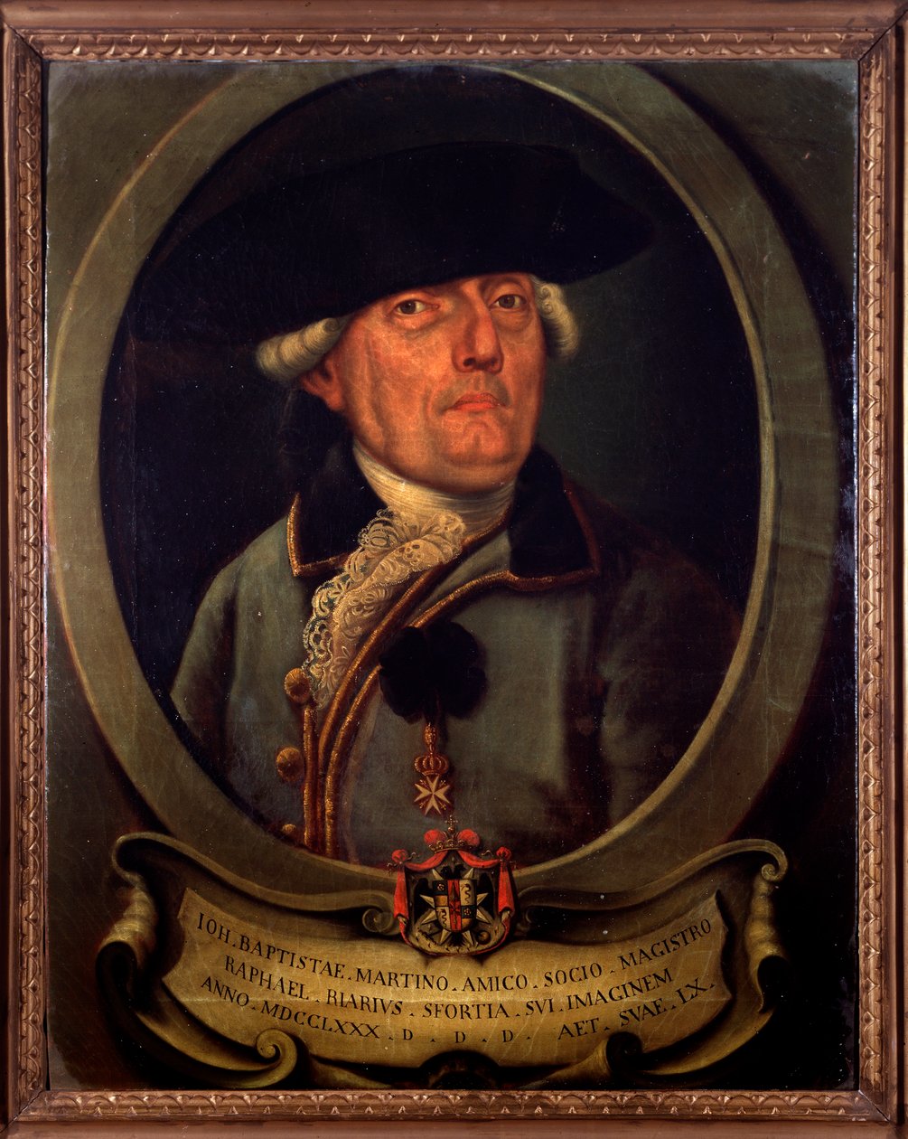 Raffaele Riario Sforza olasz nemes portréja (festmény alkotó: Unknown artist