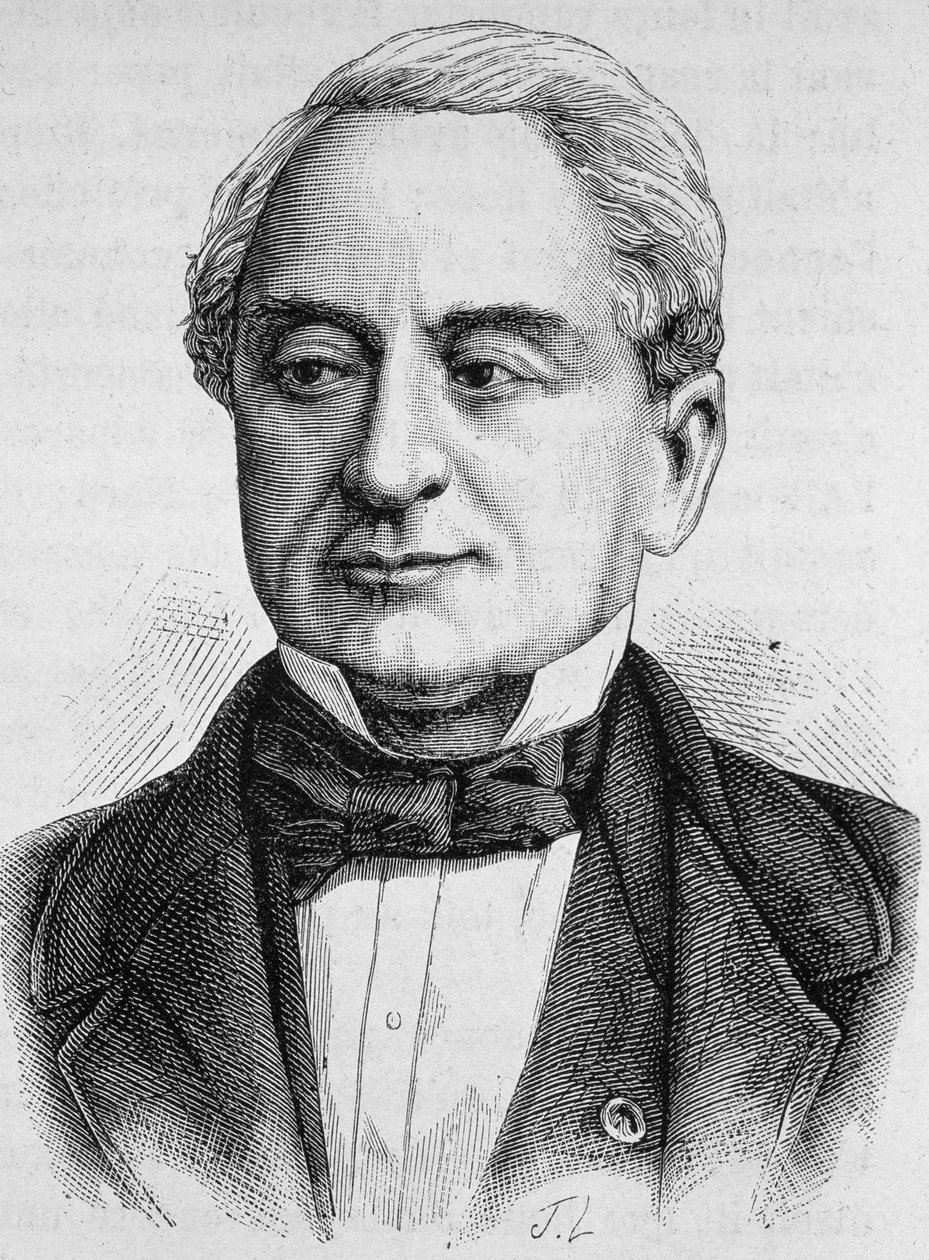 Schneider portréja. A 19. század végi metszet a „Histoire de France”-ban, H. Martintól. alkotó: Unknown artist