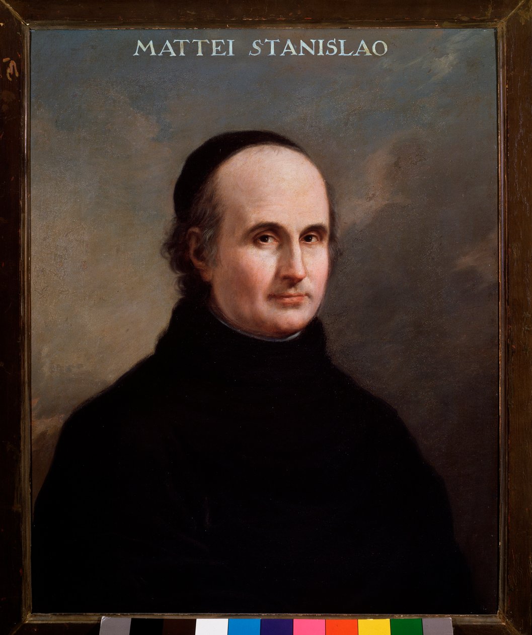 Stanislao Mattei (1750-1825) olasz zeneszerző Anonymous festmény portréja. 18. századi Bologna, polgári zenei múzeum alkotó: Unknown artist