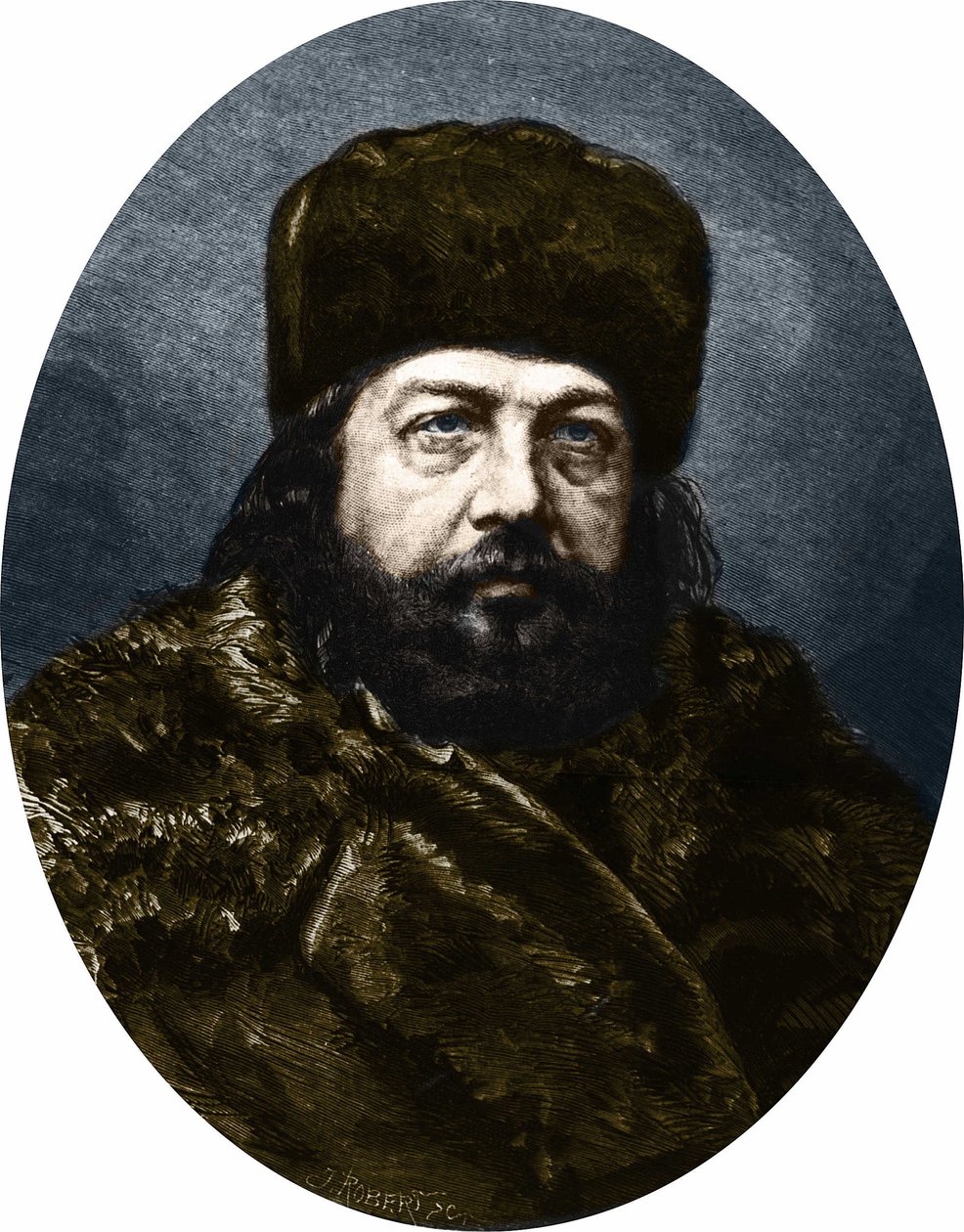 Theophile Gautier francia költő, regényíró és művészeti kritikus (1811-1872) portréja. alkotó: Unknown artist