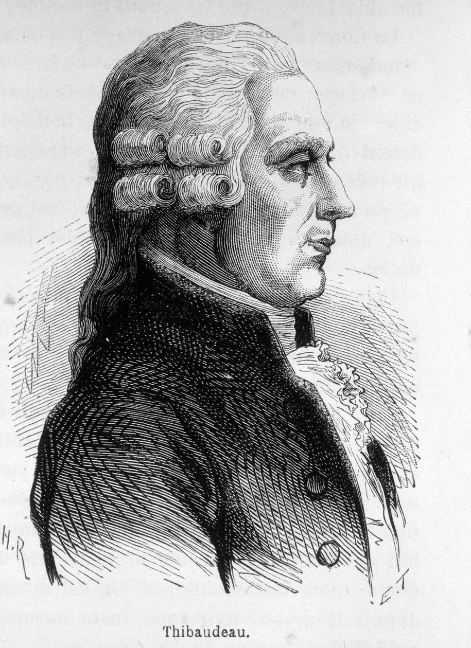 Thibaudeau francia politikus (1765-1854) portréja. alkotó: Unknown artist