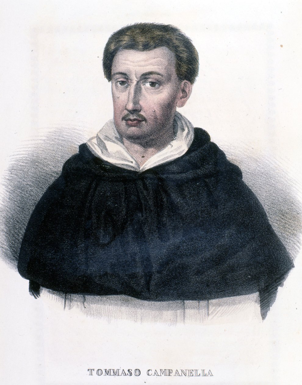 Tommaso Campanella (1568-1639) olasz filozófus portréja. alkotó: Unknown artist