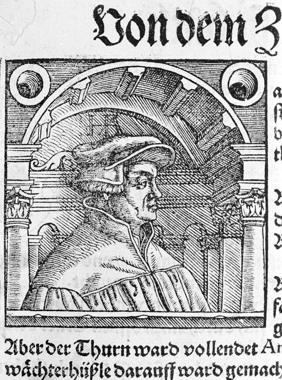 Ulrich Zwingli (1484-1531), svájci vallási reformátor portréja. alkotó: Unknown artist