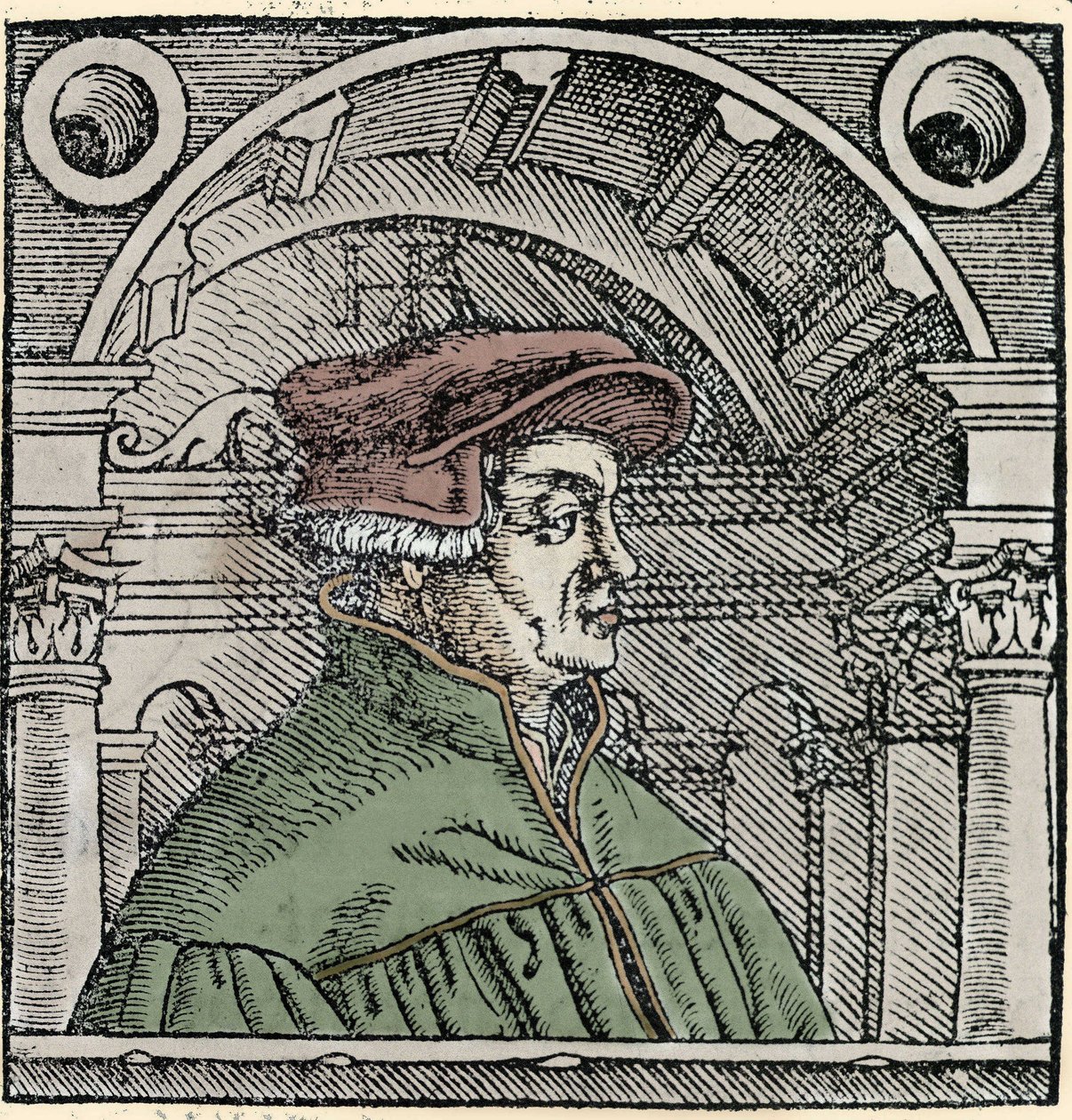 Ulrich Zwingli (1484-1531), svájci vallási reformátor portréja. alkotó: Unknown artist