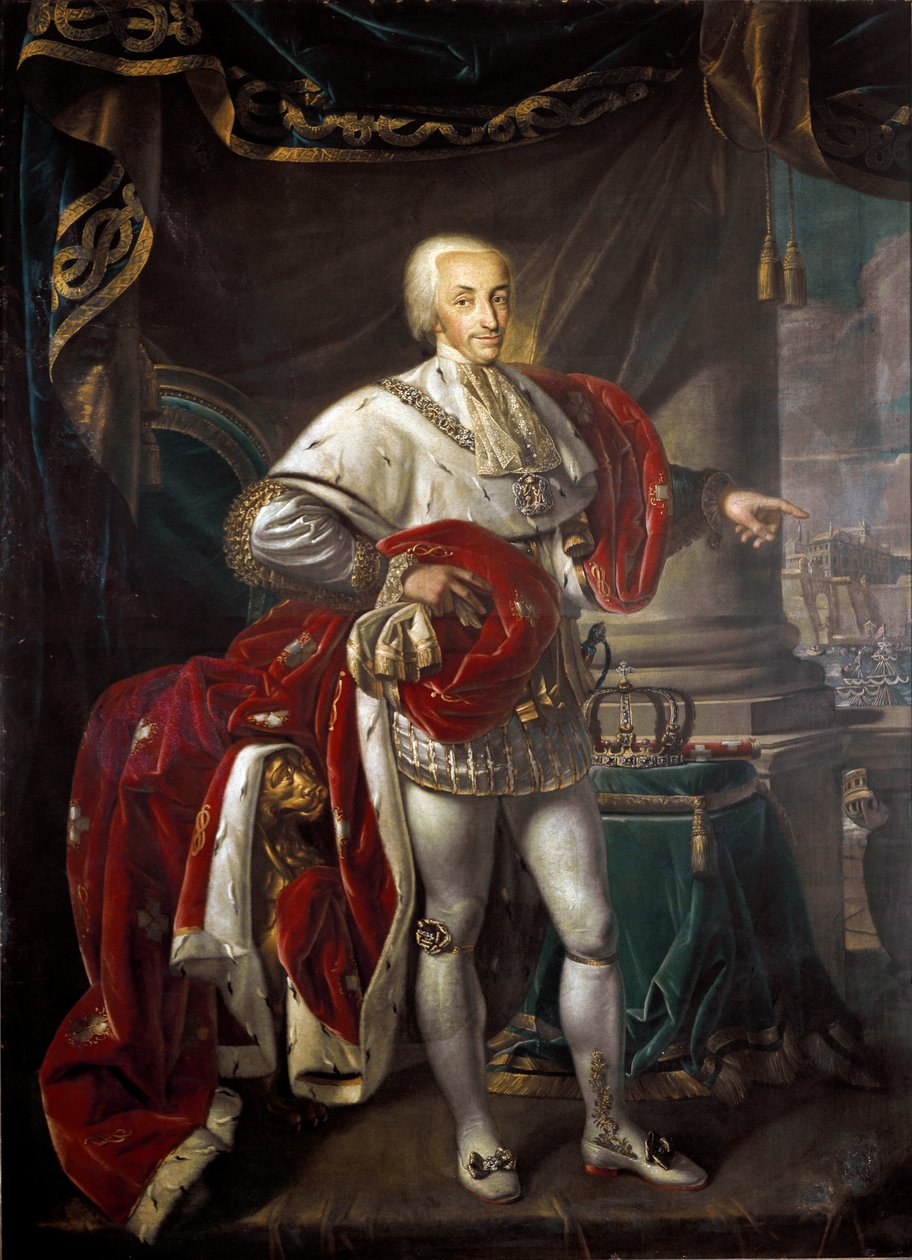 I. Viktor Emánuel szardíniai király portréja (olaj, vászon) alkotó: Unknown artist