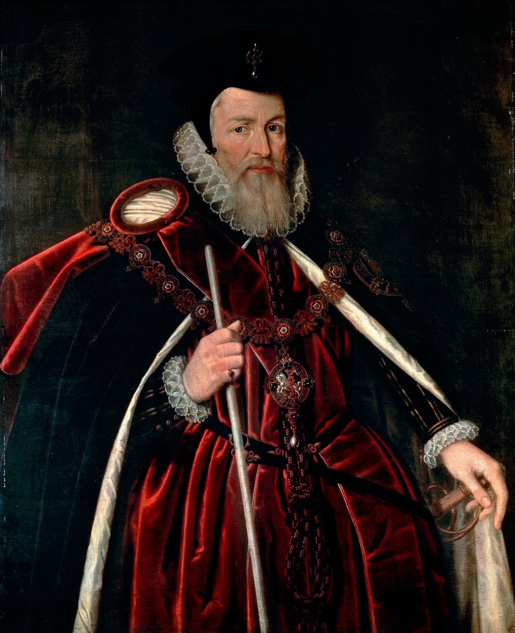 William Cecil báró Burghley portréja alkotó: Unknown artist