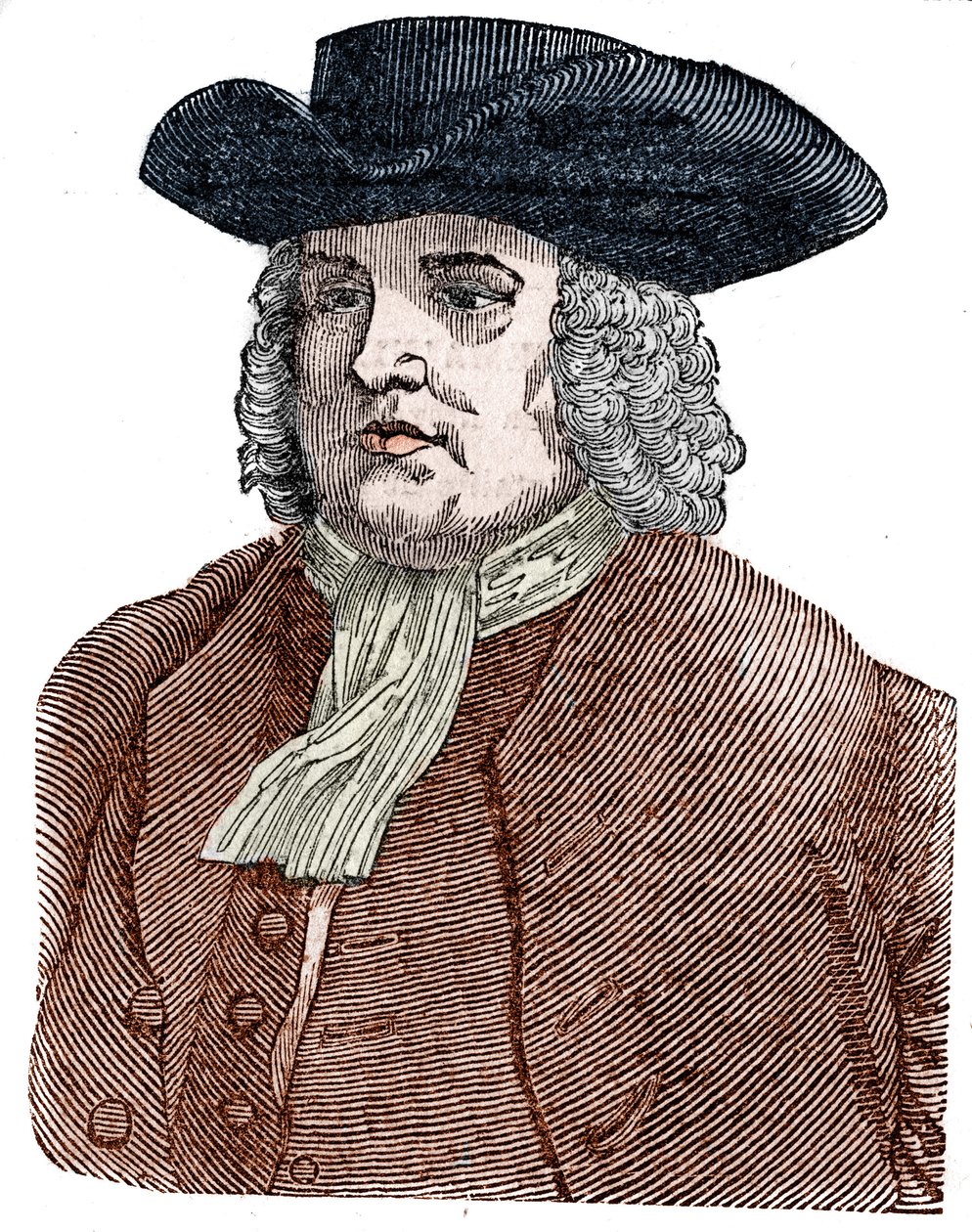 William Penn (1644-1718) portréja, Pennsylvania alapítója. Angol vallási reformer és rovatvezető. alkotó: Unknown artist