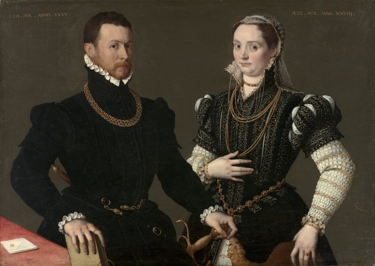 Egy pár portréja alkotó: Unknown artist