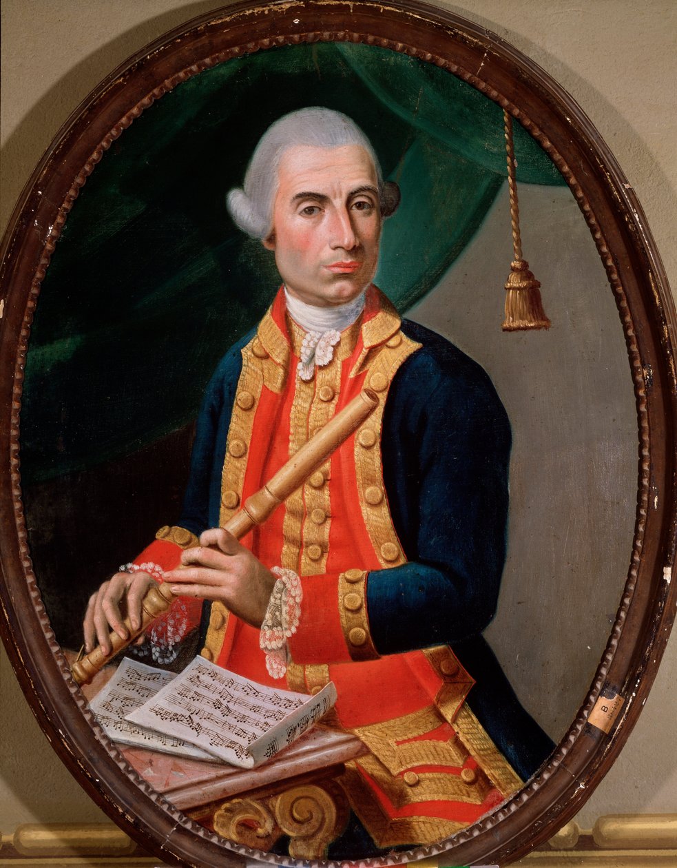 Egy furulyás portréja (festmény alkotó: Unknown artist