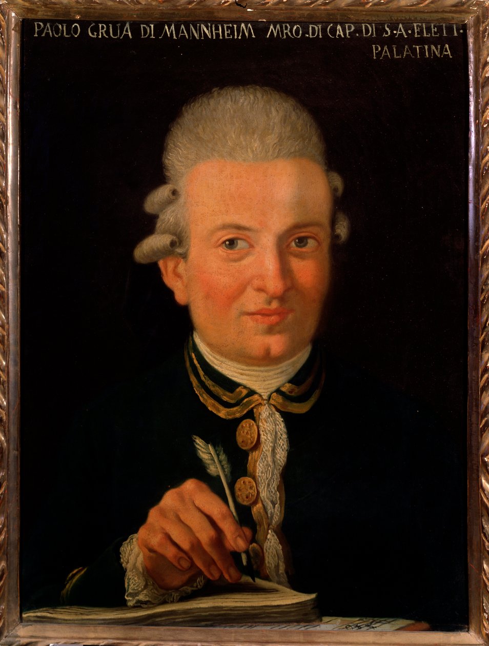 Paolo Grua (1754-1833) olasz zeneszerző portréja Névtelen festmény. 18. század. Bologna, Polgári Múzeum Bibliográfiai Múzeum alkotó: Unknown artist