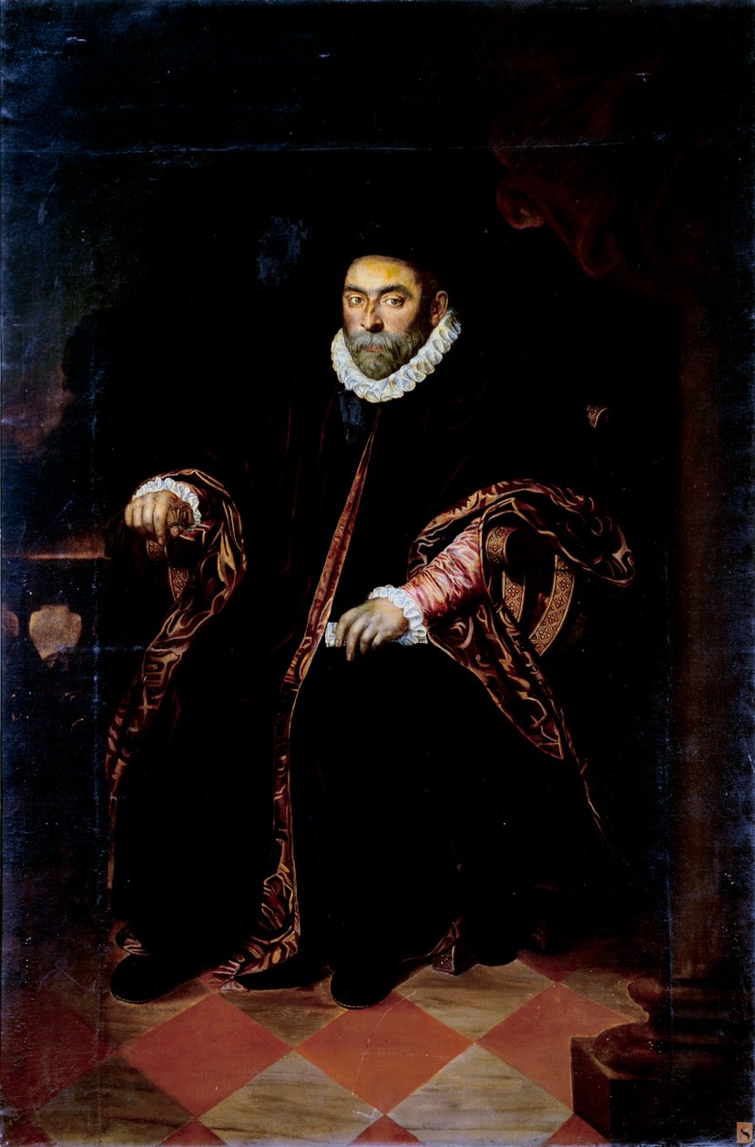 A gének dózse Prospero Centurione Fattinanti portréja (kb. 1510-1581) Névtelen festmény 16. század V. 206x136 cm Chiavari, Palazzo Rocca, Torriglia gyűjtemény alkotó: Unknown artist
