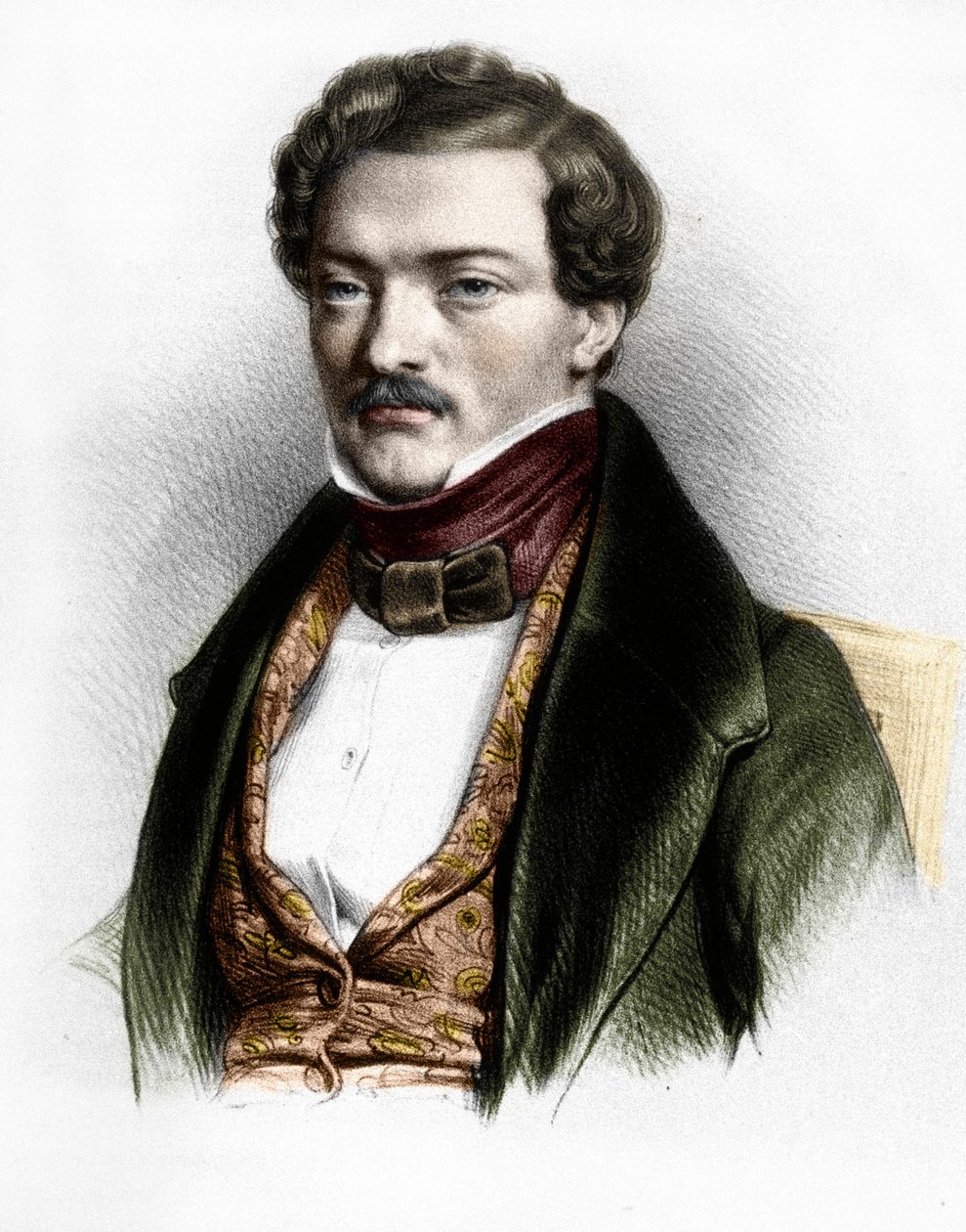 Gilbert-Louis Duprez francia tenor portréja alkotó: Unknown artist