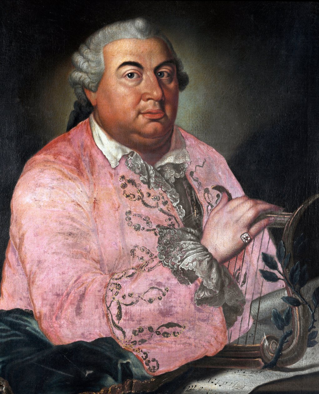 Niccolo Jommelli (1714-1774) olasz zeneszerző portréja Névtelen festmény. 1760 körül Bologna, Polgári Múzeum és Zenei Könyvtár alkotó: Unknown artist