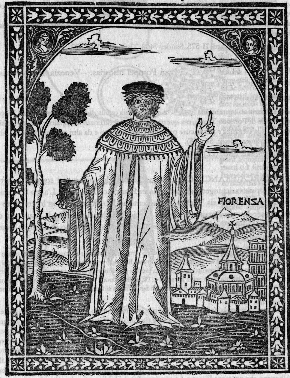 Francesco Petrarca olasz költő portréja (Petrarque alkotó: Unknown artist