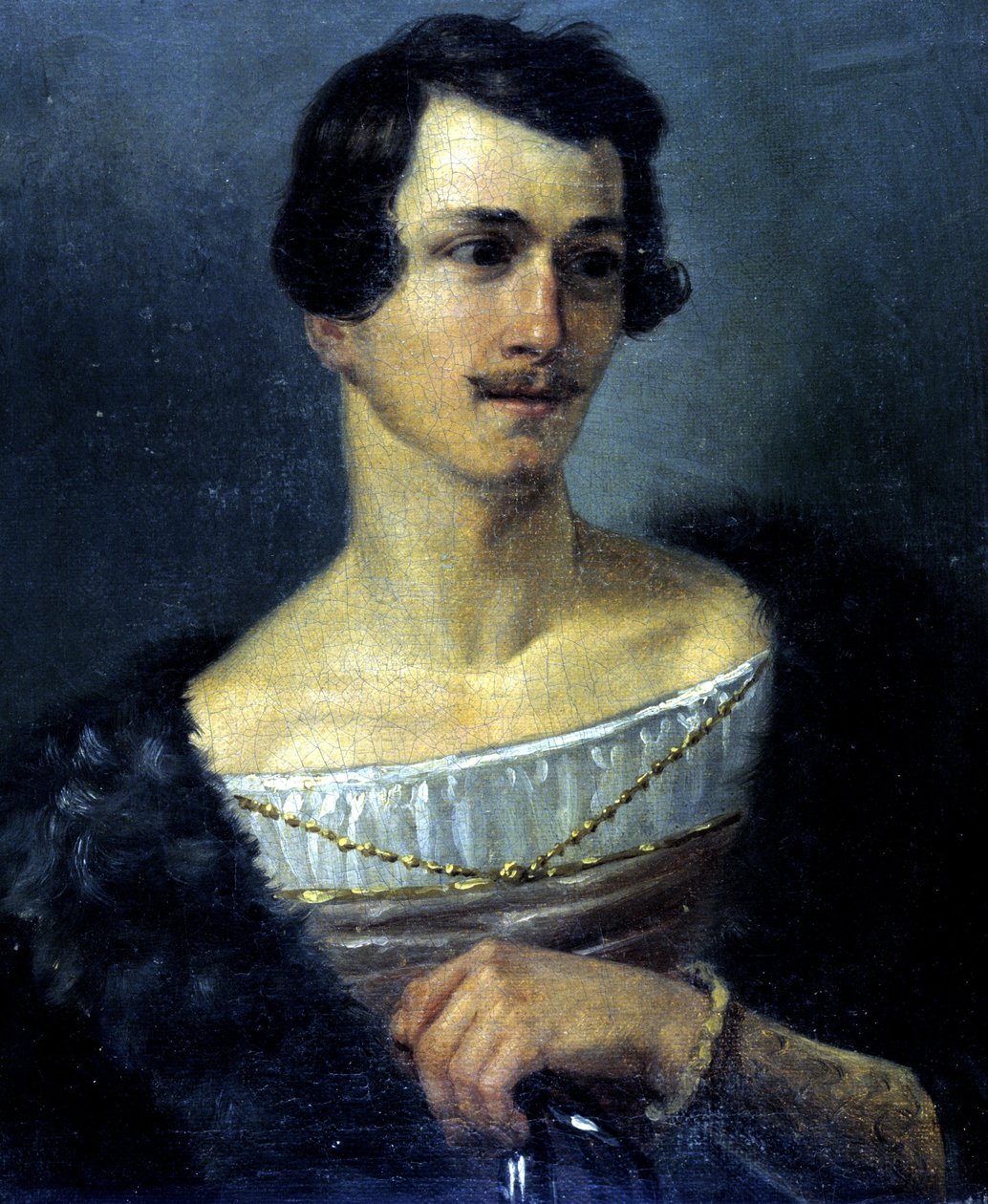 Domenico Donzelli (1790-1873) olasz tenor portréja Vincenzo Bellini (1801-1835) „La Norma” című művében. Névtelen festmény, Museo della Scala, Milánó. alkotó: Unknown artist