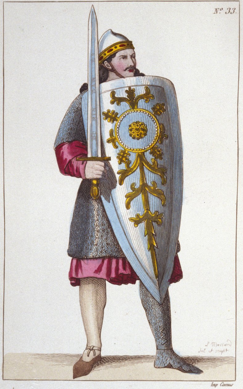 Roland nádor, Nagy Károly unokaöccse portréja. alkotó: Unknown artist