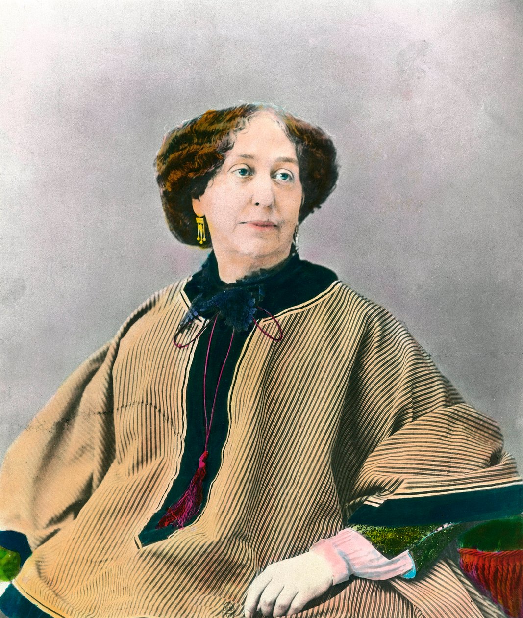 George Sand író (1804-1876) portréja, Aurore Dupin, Dudevant bárónő alkotó: Unknown artist