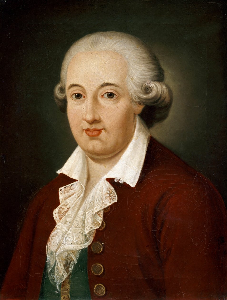 Domenico Cimarosa zeneszerző portréja alkotó: Unknown artist