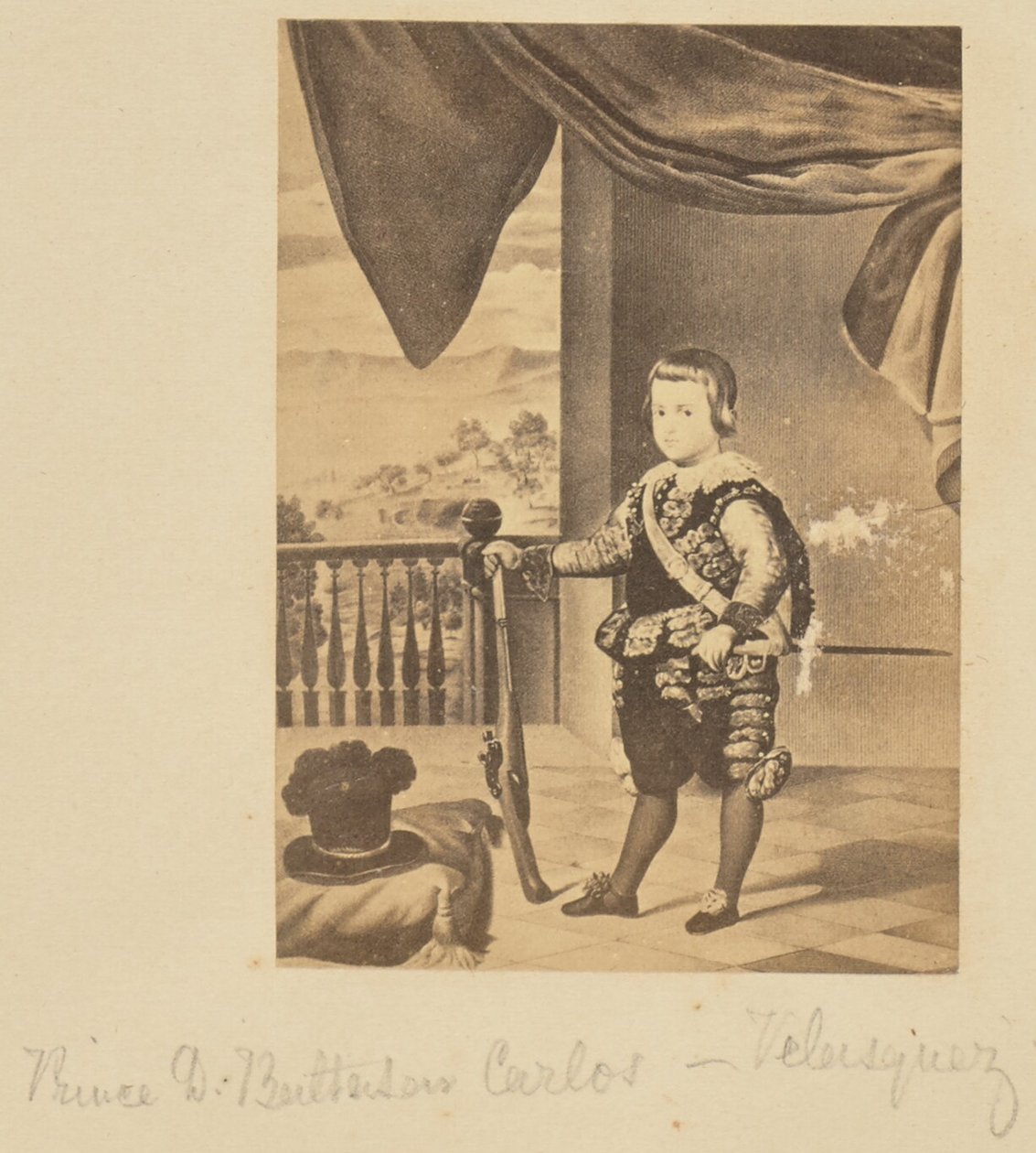 D. Baltasar Carlos Carlos - Velasquez herceg alkotó: Unknown artist