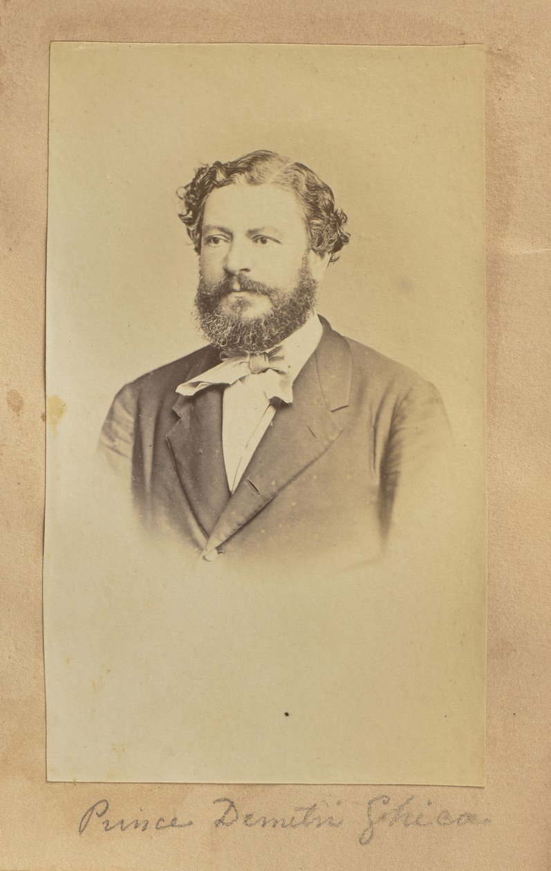 Demitrie Ghica herceg alkotó: Unknown artist