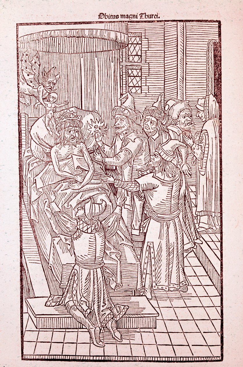 Valószínűleg II. Mehmed szultán 1481-ben (metszet alkotó: Unknown artist