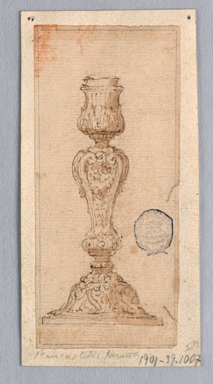 Projekt egy gyertyatartóhoz alkotó: Unknown artist