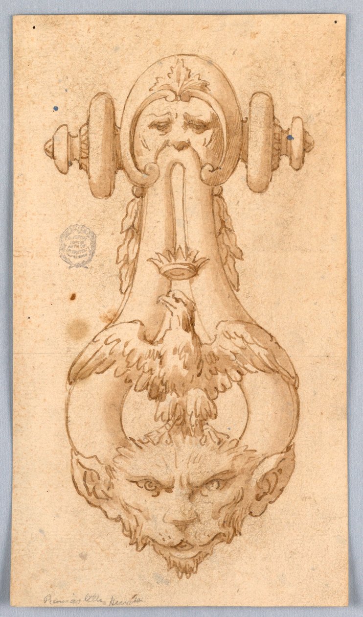Projekt egy ajtókopogtatóhoz alkotó: Unknown artist