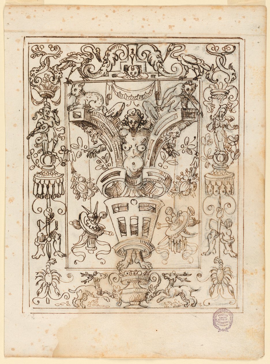 Projekt: panel díszítése alkotó: Unknown artist