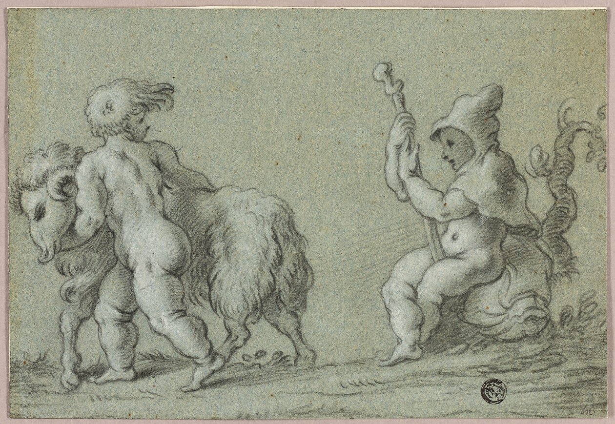 Putti mint kecskepásztorok alkotó: Unknown artist