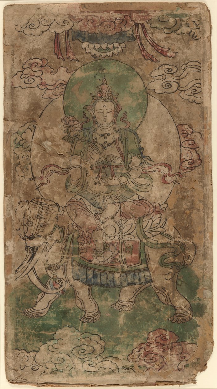Puxian, a jóindulat bódhiszattvája alkotó: Unknown artist