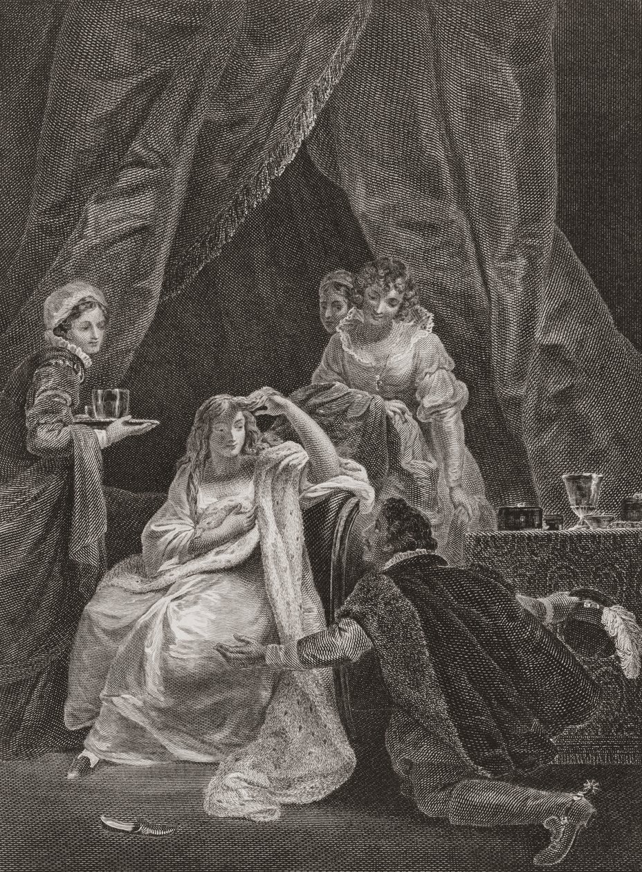 I. Erzsébet királynő és Sussex grófja. (nyomtatás) alkotó: Unknown artist