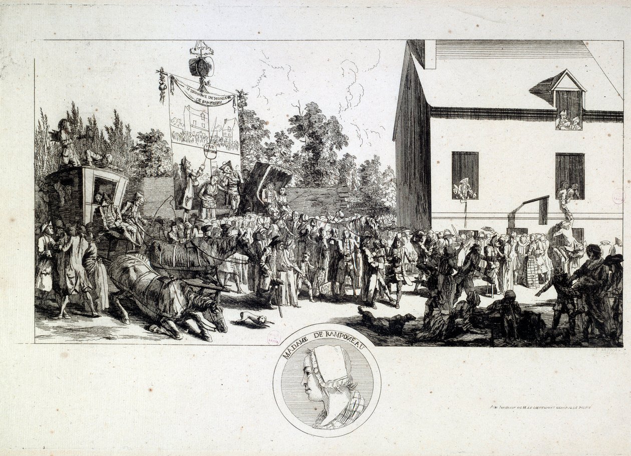Ramponaux taverna Ezt a népszerű kabarét Jean Ramponaux (Ramponneau vagy Ramponeau) alapította alkotó: Unknown artist