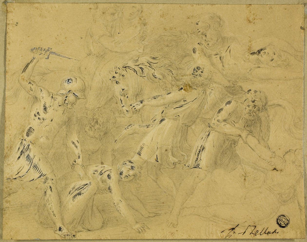 A szabinok megerőszakolása alkotó: Unknown artist
