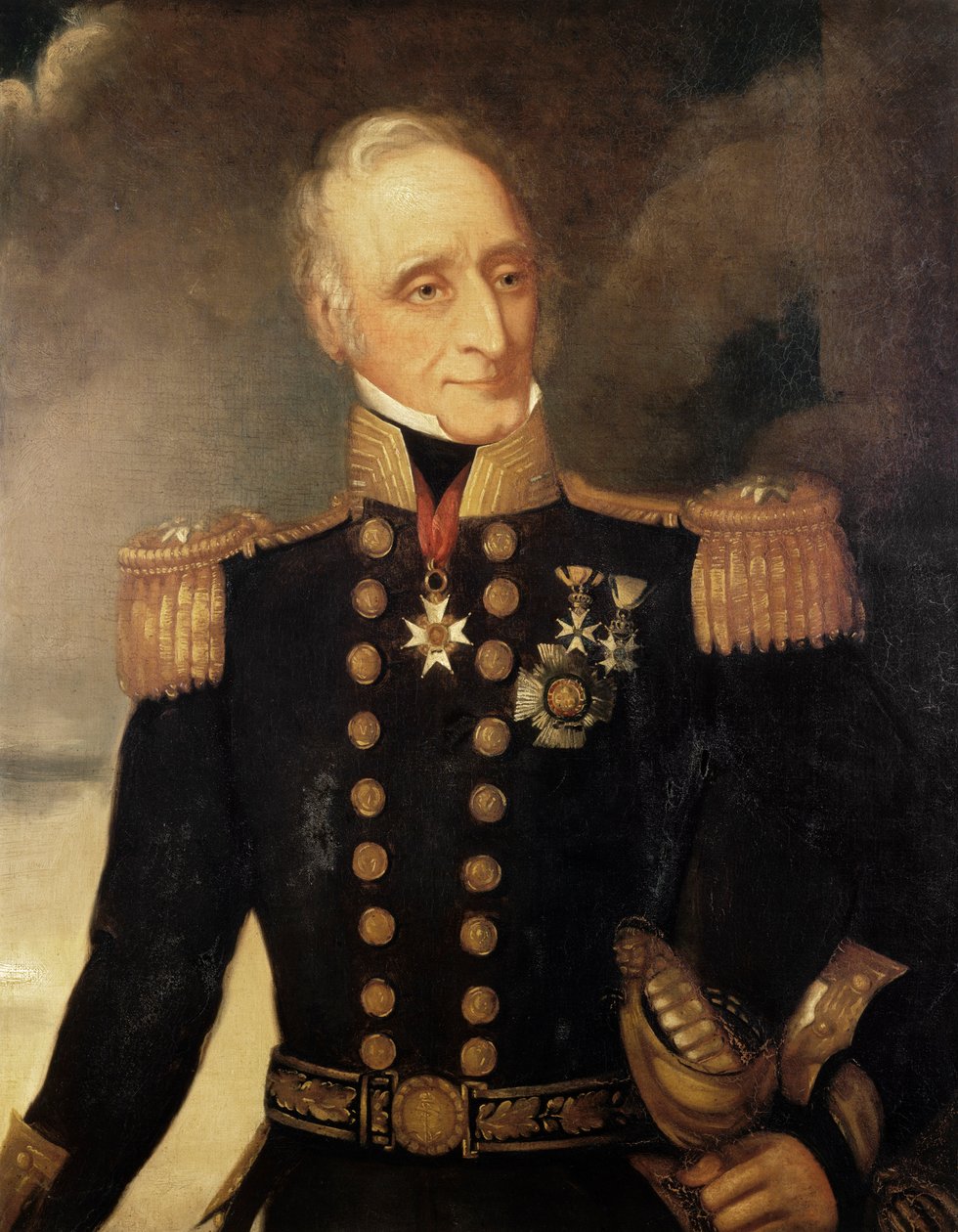 Sir Thomas Baker ellentengernagy (1771-1845) alkotó: Unknown artist