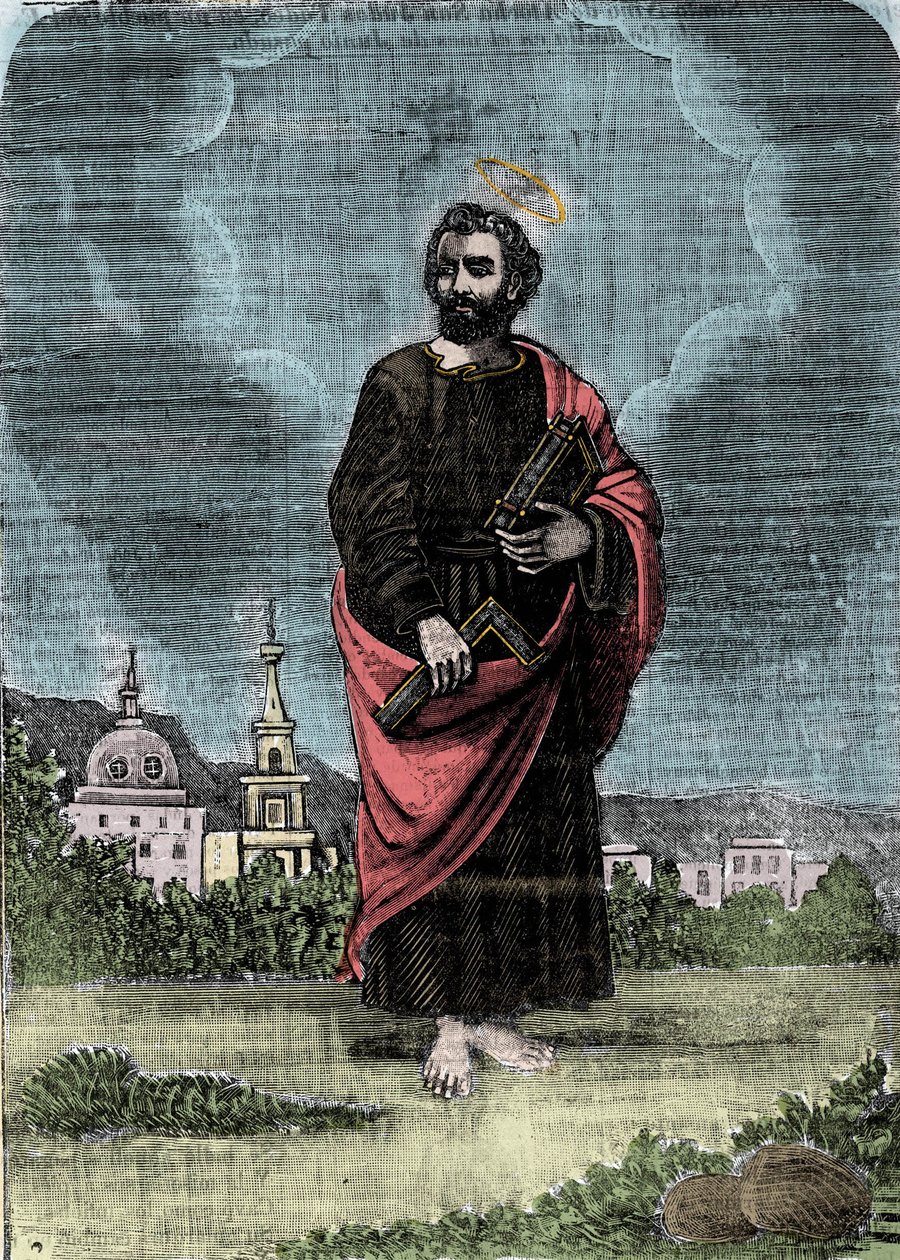 Szent Jude vagy Jude Thaddee apostol ábrázolása. alkotó: Unknown artist