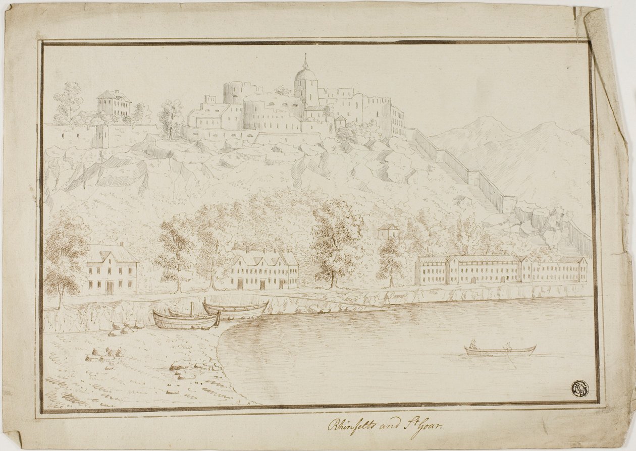 Rhinefelts és Saint Goar alkotó: Unknown artist