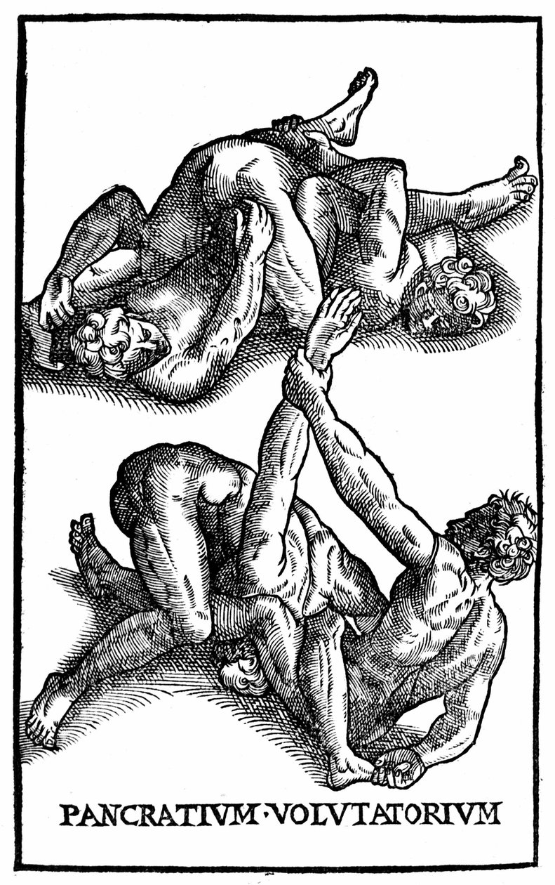 Római birkózók - "Jerome Mercury gimnasztikájában" alkotó: Unknown artist