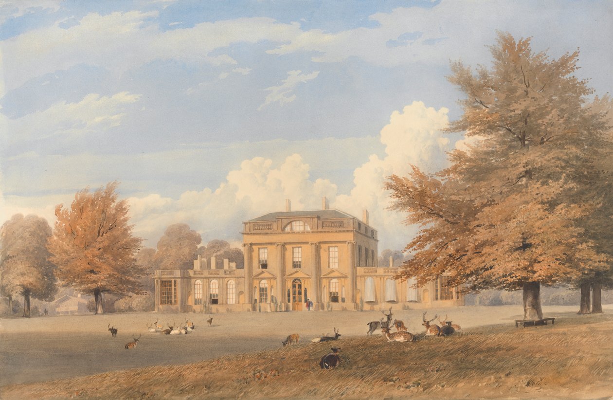 Roundway Park, Wiltshire: külső kilátás alkotó: Unknown artist